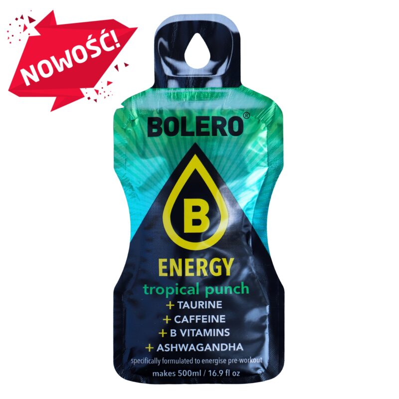 Bolero-napoje Bolero 14g Energy Tropical Punch ze stewią
