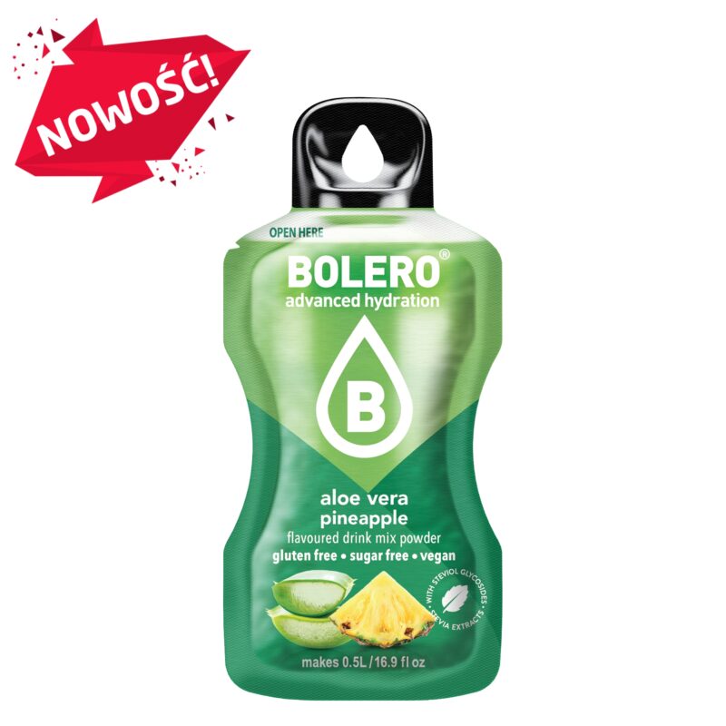 Bolero-napoje Bolero 3g Aloe Vera Pineapple (Aloes z ananasem) ze stewią