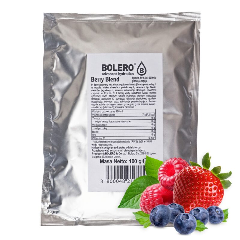Bolero-napoje Bolero 100g Berry Blend (Owoce Jagodowe) ze stewią