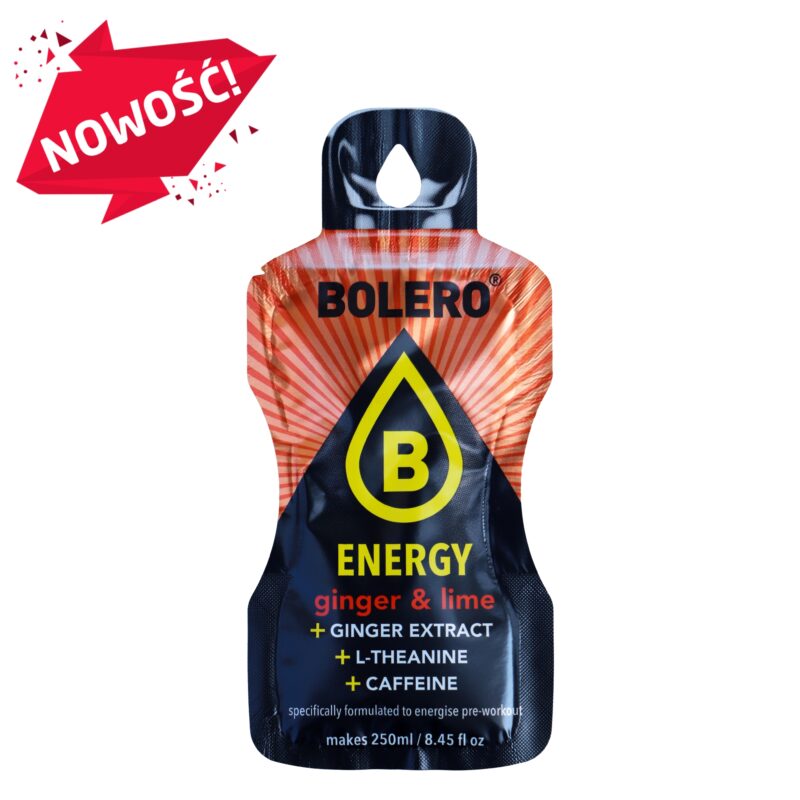 Bolero-napoje Bolero 7g Energy Ginger&Lime ze stewią