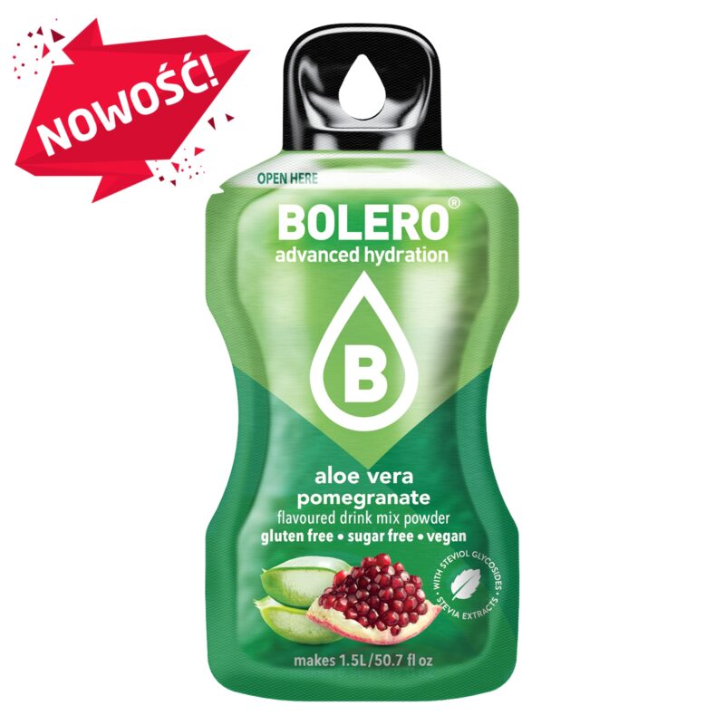Bolero-napoje Bolero 9g Aloe Vera Pomegranate (Aloes z granatem) ze stewią