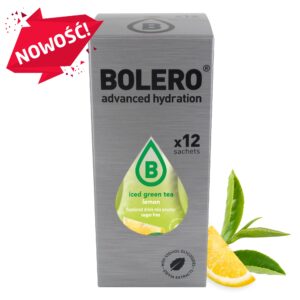 Bolero-napoje Bolero 8g 12szt Iced Green Tea Lemon (Zielona herbata mrożona o smaku cytryny) ze stewią
