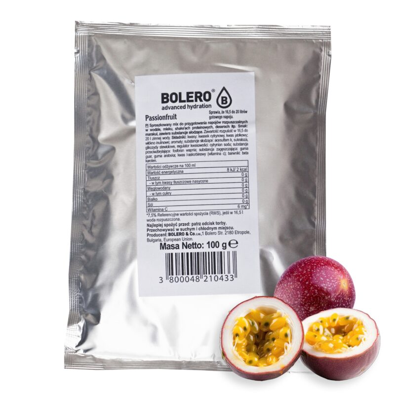 Bolero-napoje Bolero 100g Passionfruit (Marakuja) ze stewią