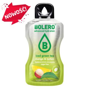 Bolero-napoje Bolero 8g Iced Green Tea Mango & Lychee (Zielona herbata mrożona o smaku mango i liczi) ze stewią