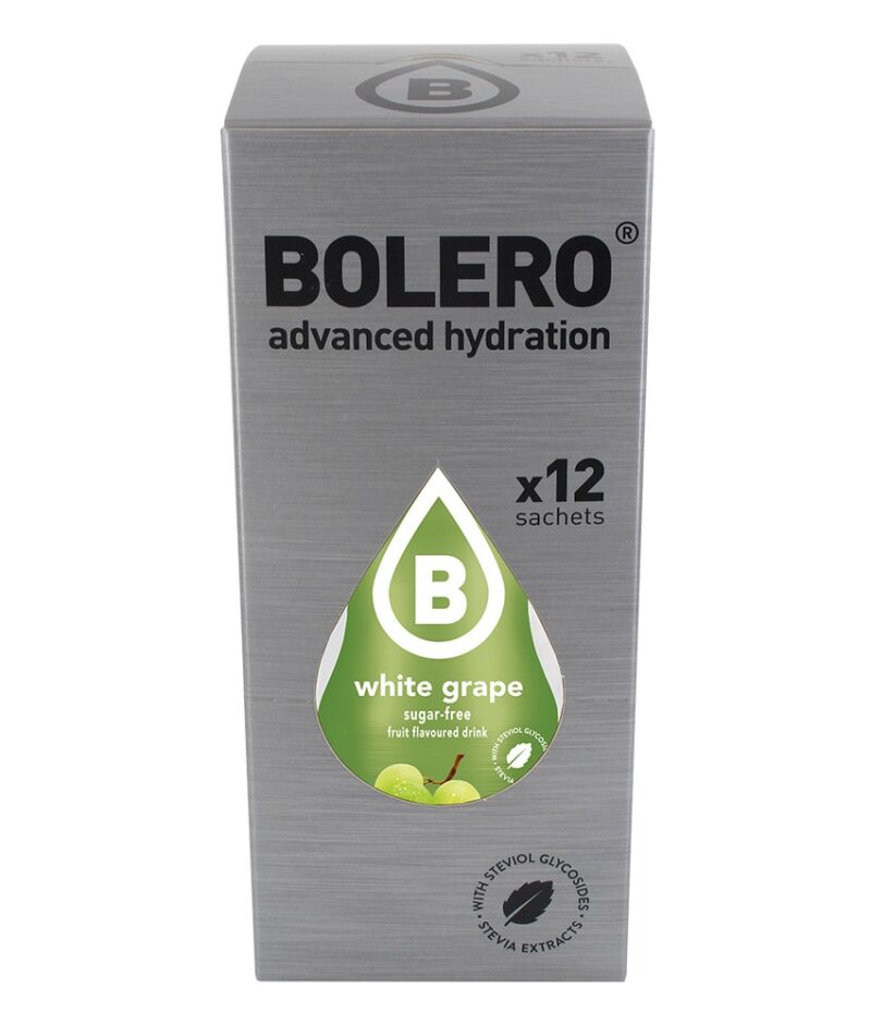 Bolero-napoje Bolero 9g 12szt White Grape (Białe winogrono) ze stewią