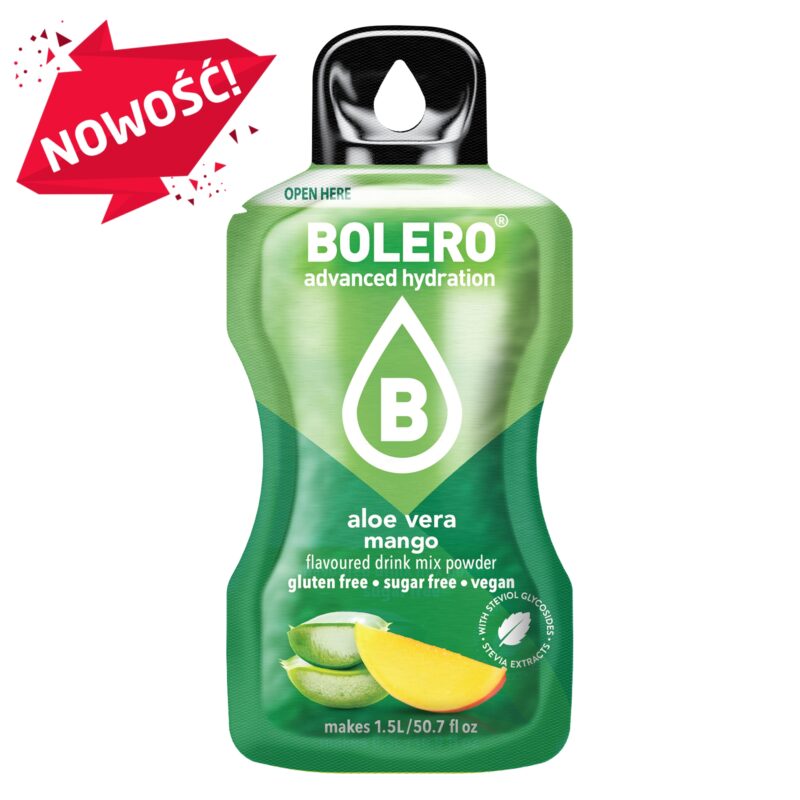 Bolero-napoje Bolero 9g Aloe Vera Mango (Aloes z mango) ze stewią