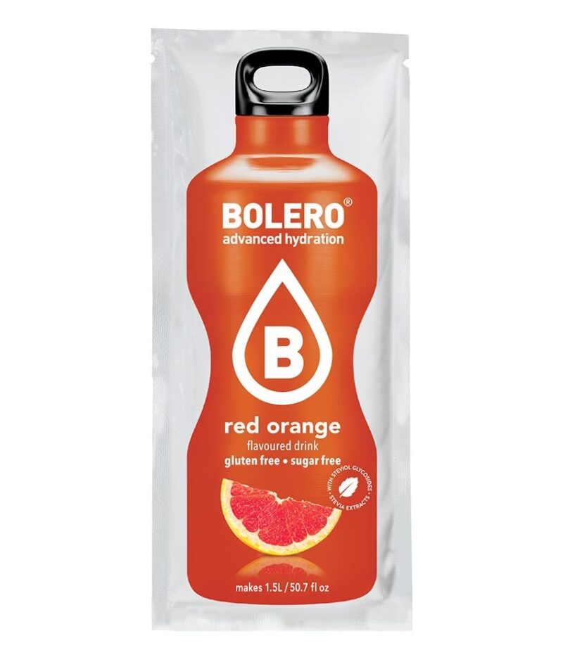Bolero-napoje Bolero 9g Red Orange (Czerwona pomarańcza) ze stewią