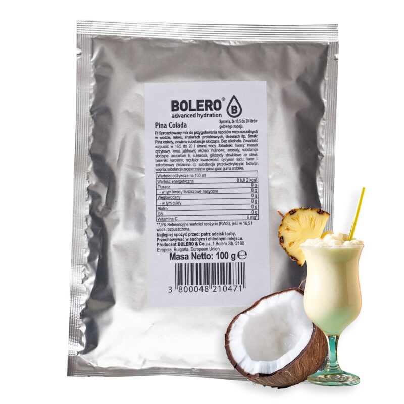 Bolero-napoje Bolero 100g Pina Colada ze stewią
