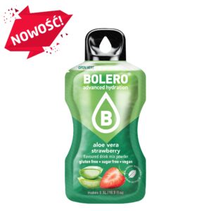 Bolero-napoje Bolero 3g Aloe Vera Strawberry (Aloes z truskawką) ze stewią