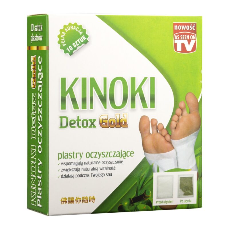 Aura herbals Plastry Oczyszczające KINOKI Detox Gold