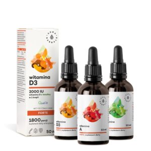 Aura herbals Zestaw SŁOŃCA I ŻYCIA FORTE MCT-Oil Aura Herbals