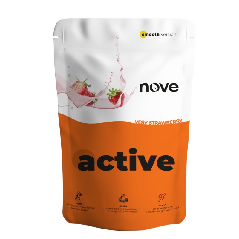 NOVE Active posiłek w proszku 100g Truskawka
