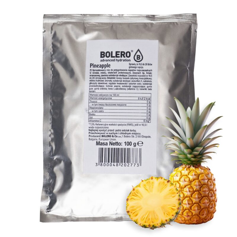 Bolero-napoje Bolero 100g Pineapple (Ananas) ze stewią