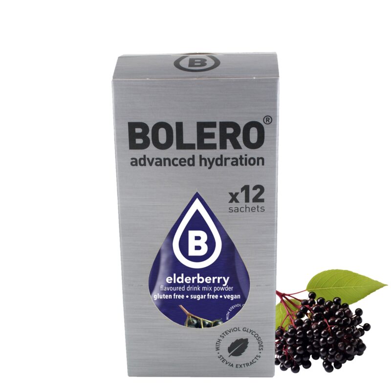 Bolero-napoje Bolero 3g 12szt Elderberry (Owoc czarnego bzu) ze stewią