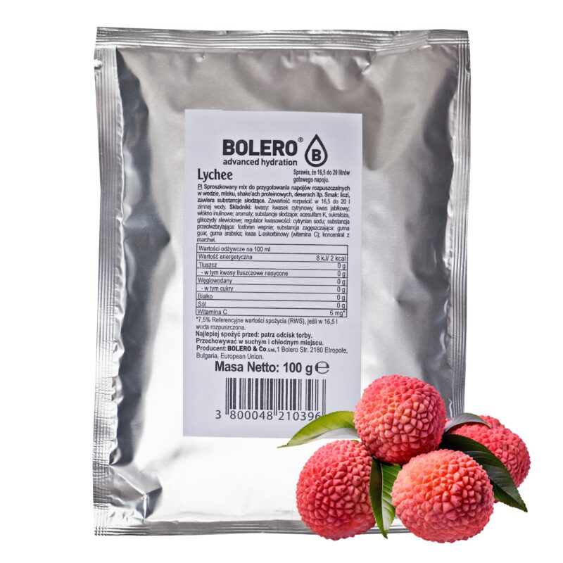 Bolero-napoje Bolero 100g Lychee (Liczi) ze stewią