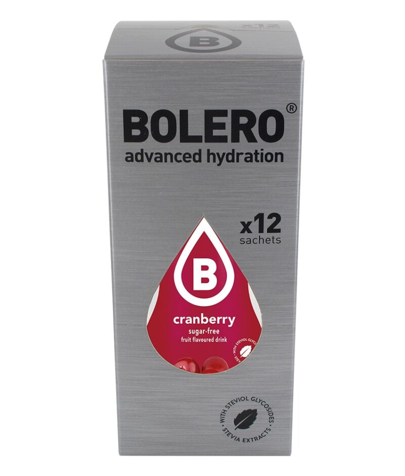Bolero-napoje Bolero 9g 12szt Cranberry (Żurawina) ze stewią