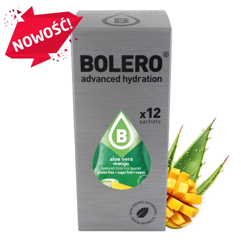 Bolero-napoje Bolero 9g 12szt Aloe Vera Mango (Aloes z mango) ze stewią