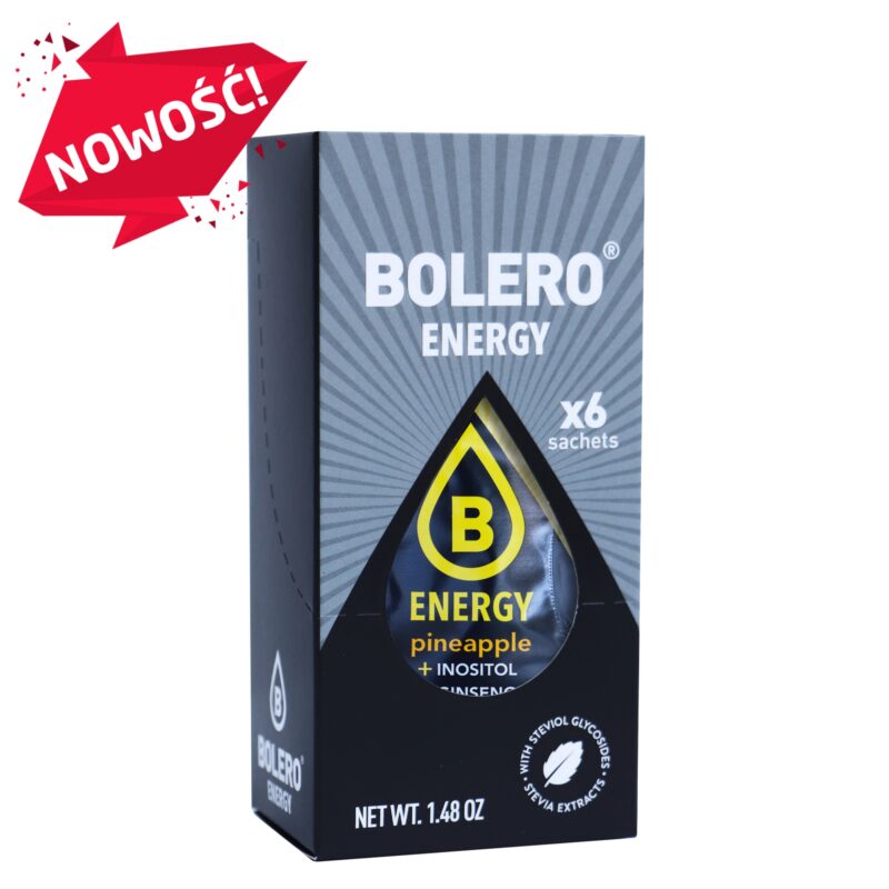 Bolero-napoje Bolero 7g 6szt Energy Pineapple ze stewią