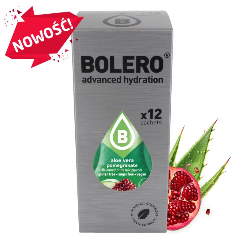 Bolero-napoje Bolero 9g 12szt Aloe Vera Pomegranate (Aloes z granatem) ze stewią