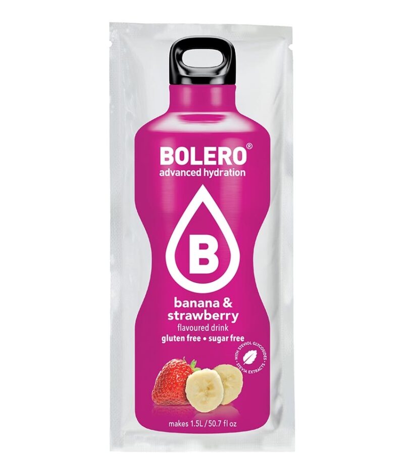 Bolero-napoje Bolero 9g Banana & Strawberry (Banan&Truskawka) ze stewią