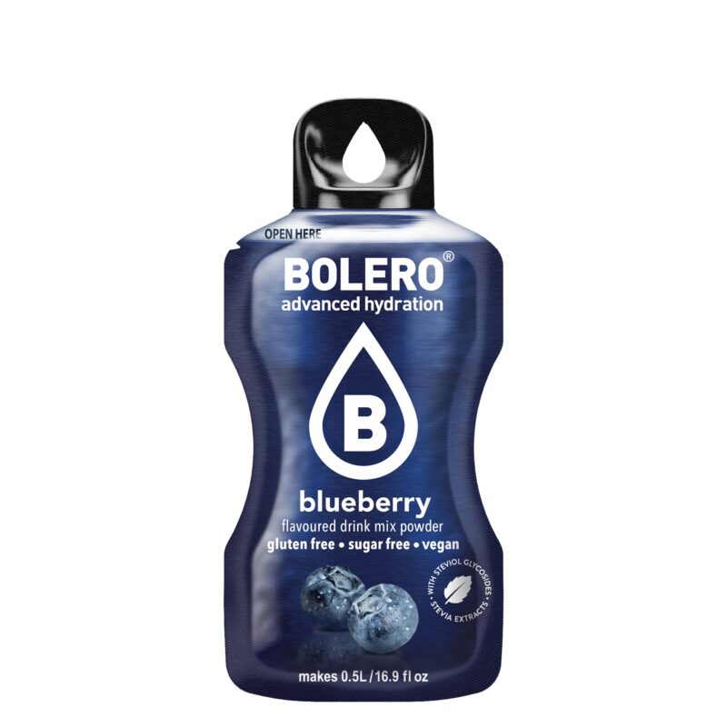 Bolero-napoje Bolero 3g Blueberry (Jagoda) ze stewią