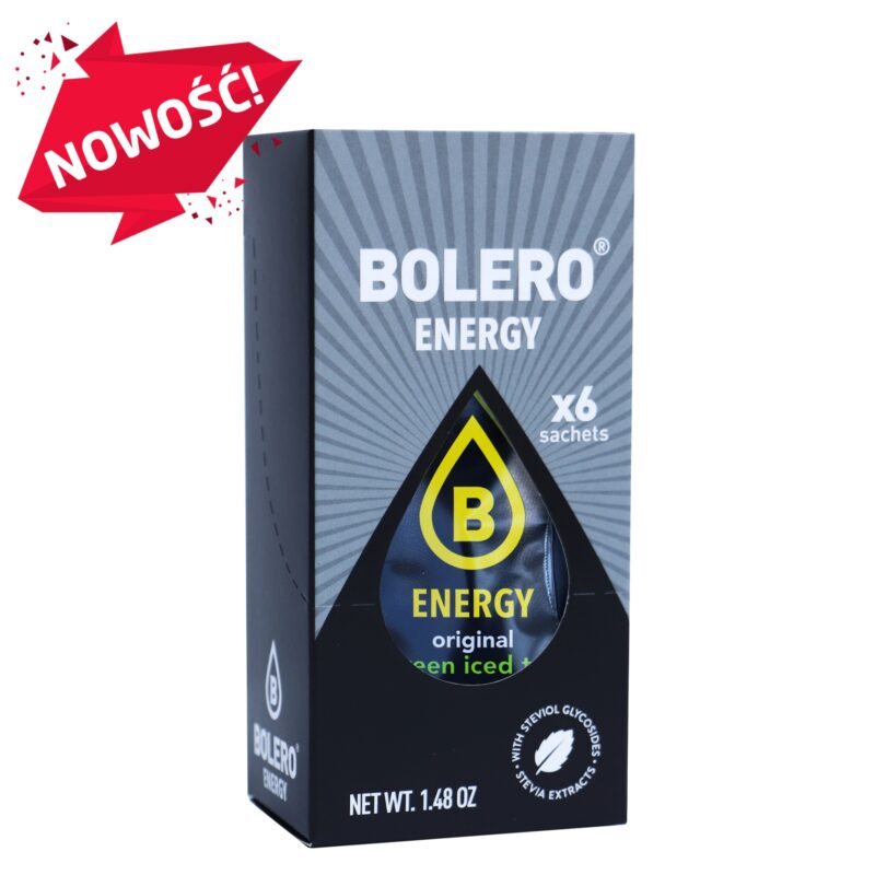 Bolero-napoje Bolero 7g 6szt Energy Green Iced Tea ze stewią