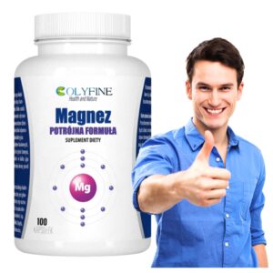 Magnez ColyFine 100 kaps Cytrynian + Glicynian + Mleczan Wysoka Dawka