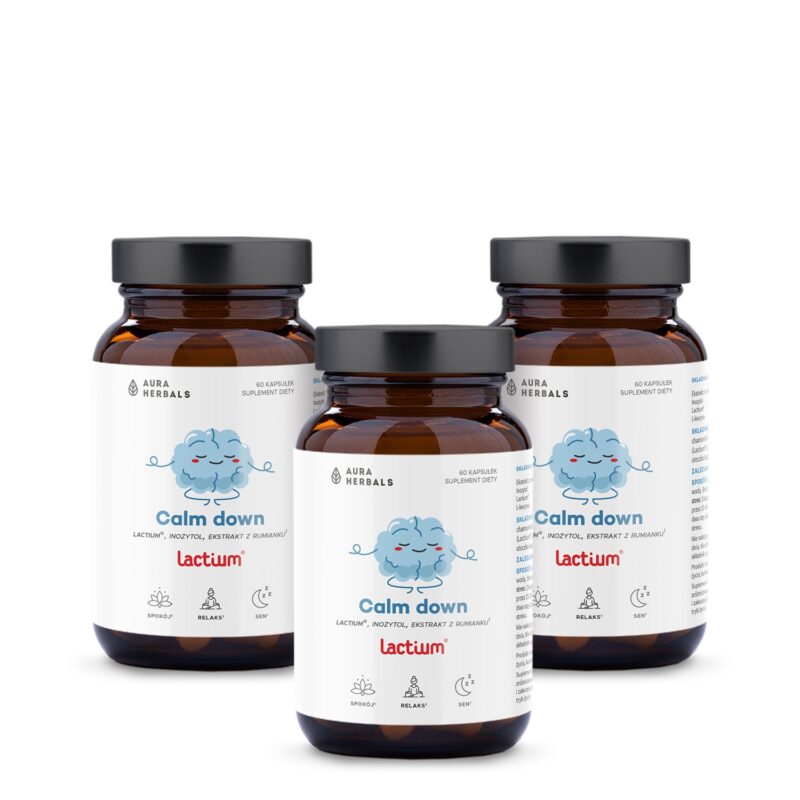 Aura herbals Aura Herbals -  Zestaw Calm down na 3 miesiące