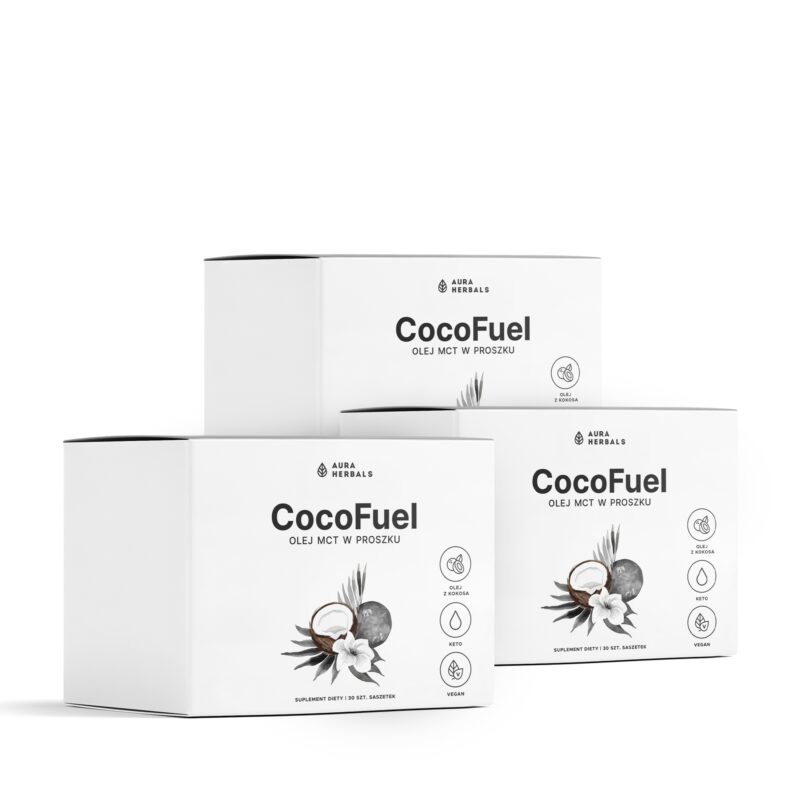 Aura herbals Aura Herbals -  Zestaw Coco Fuel saszetki na 3 miesiące