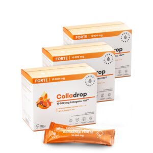 Aura herbals Aura Herbals -  Zestaw Colladrop Forte saszetki na 3 miesiące