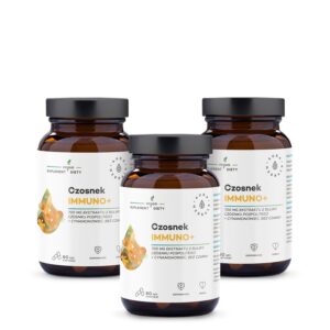 Aura herbals Aura Herbals -  Zestaw Czosnek na 3 miesiące