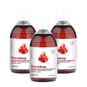 Aura herbals Aura Herbals -  Zestaw Ferradrop na 3 miesiące