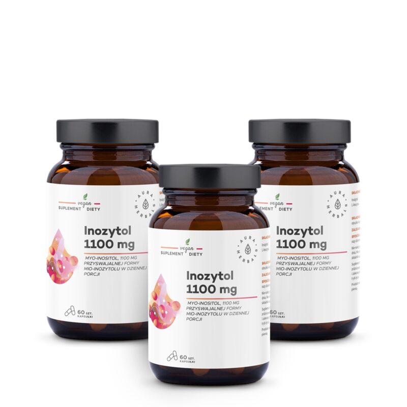 Aura herbals Aura Herbals -  Zestaw Inozytol na 3 miesiące