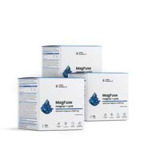 Aura herbals Aura Herbals -  Zestaw MagFuse: magnez + cynk na 3 miesiące