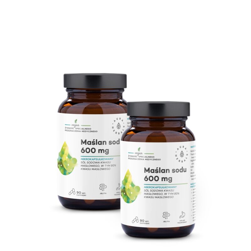 Aura herbals Aura Herbals -  Zestaw Maślan sodu na 3 miesiące