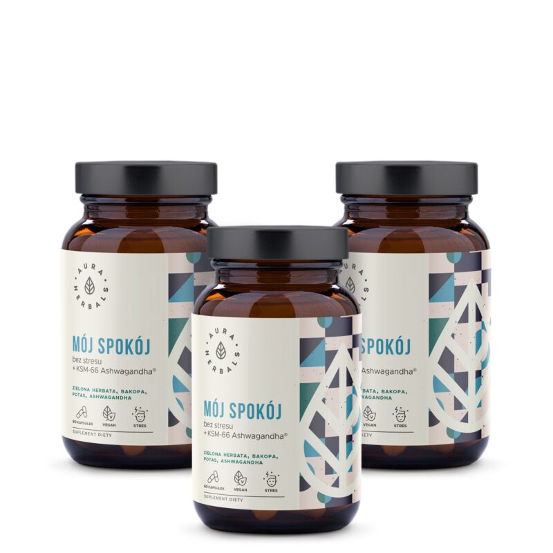 Aura herbals Aura Herbals -  Zestaw Mój Spokój na 3 miesiące