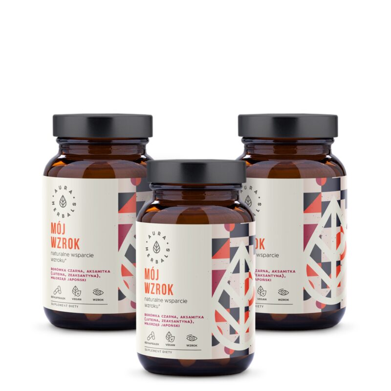 Aura herbals Aura Herbals -  Zestaw Mój Wzrok na 3 miesiące