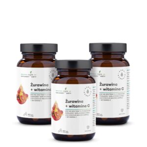 Aura herbals Aura Herbals -  Zestaw Żurawina na 3 miesiące