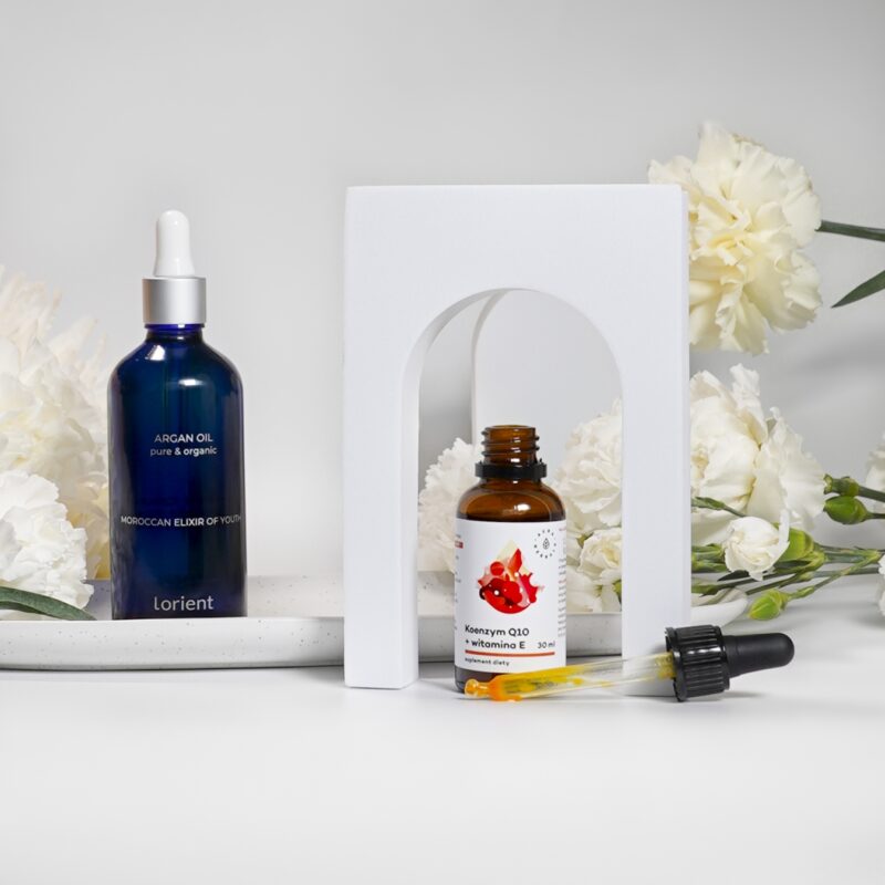 Aura herbals Aura Herbals -  Aura x Lorient Zestaw Koenzym Q10 i Argan