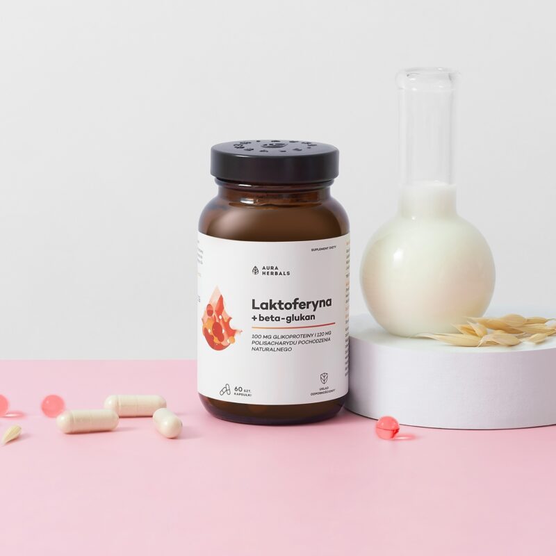 Aura herbals Aura Herbals -  Laktoferyna + beta-glukan