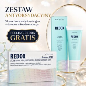 Krem REDOX ColyFine Na Dzień + Peeling Redox GRATIS - Zestaw Antyoksydacyjny