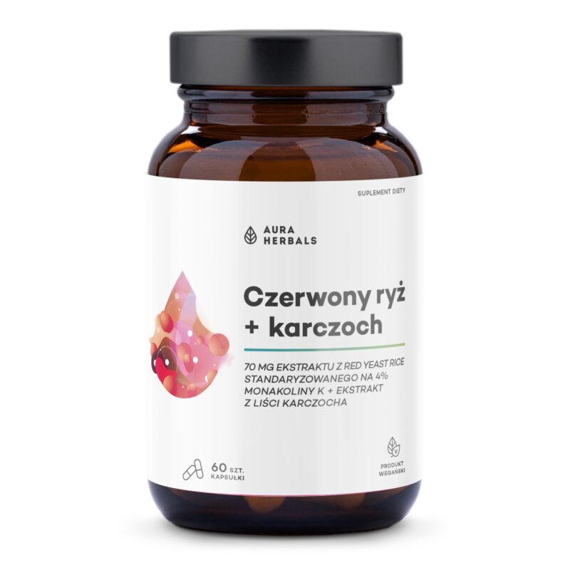 Aura herbals Aura Herbals -  Czerwony ryż + karczoch
