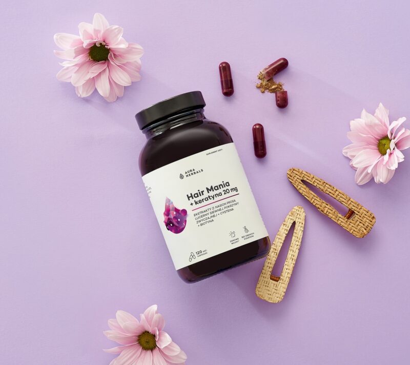 Aura herbals Aura Herbals -  Hair Mania + keratyna 20 mg
