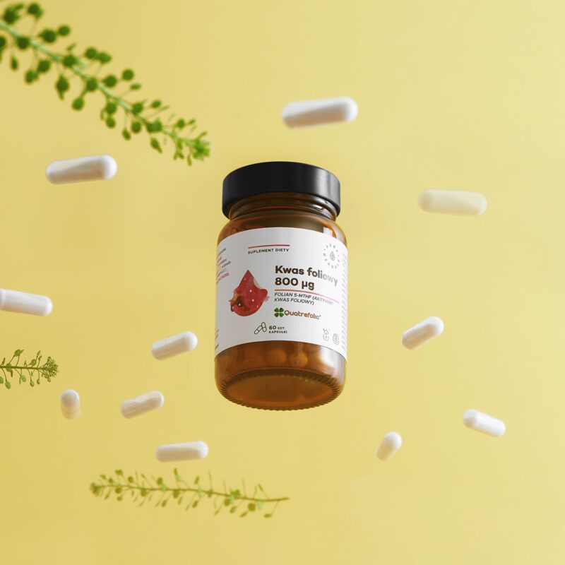 Aura herbals Aura Herbals -  Kwas foliowy 800 μg