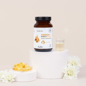 Aura herbals Aura Herbals -  Omega+ Witamina D3 800 IU dla dzieci