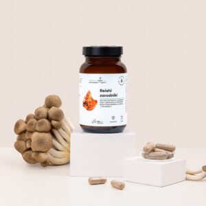 Aura herbals Aura Herbals -  Reishi zarodniki 800 mg + witamina C