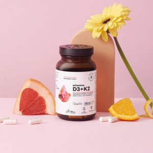 Aura herbals Aura Herbals -  Witamina D3 2000 IU + K2
