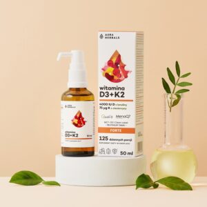 Aura herbals Aura Herbals -  Witamina D3 4000 IU + K2