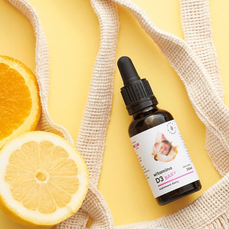 Aura herbals Aura Herbals -  Witamina D3 Baby 400 IU